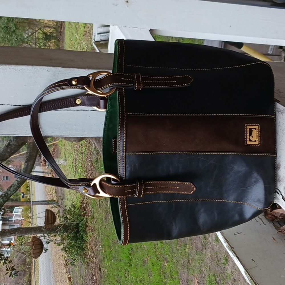 Dooney & Bourke Florentine with nubuck suede accent